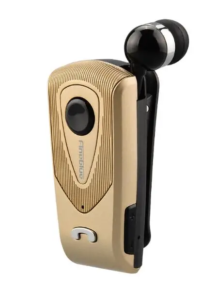 Gold Fineblue F930 Беспроводной драйвер Bluetooth V4.0 Наушники гарнитуры наушники с микрофоном Звонки напомнить износ вибрации клип водителя - Цвет: Gold
