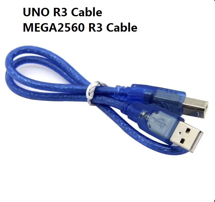 UNO R3 USB кабель MEGA2560 питания компьютера 50 см для arduino | Электронные компоненты и
