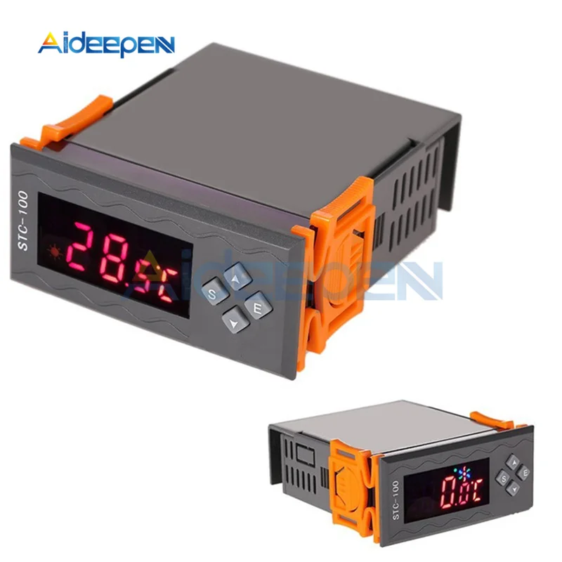AC 110-220V DC 12 V-72 V STC-100 STC-1000 SHT2000 STC-3000 Цифровой термостат регулятор температуры термометр датчик гигрометр