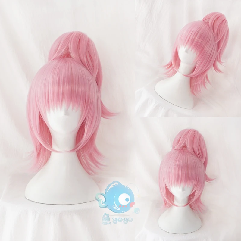 Аму Хинамори косплей парик Shugo Chara! Doki вечерние Miki Suu Ran прямые косички аниме розовые синтетические волосы для взрослых