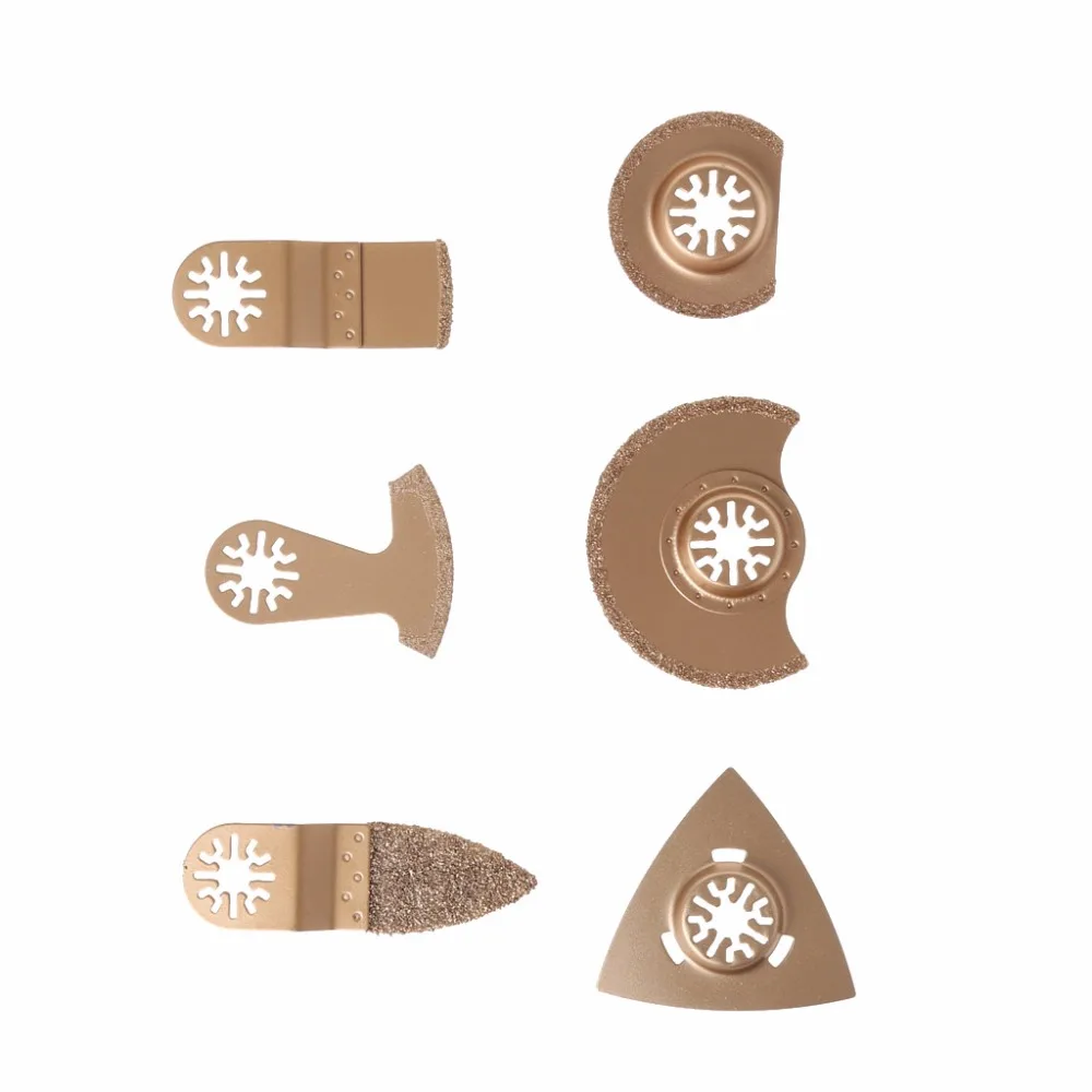 6 шт. твердосплавные Осциллирующие многоинструментальные пильные диски для