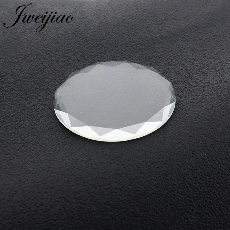 

JWEIJIAO 58 mm Transparent Round Glass Cabochon Flat plane DIY parts for Makeup Mirrors Tools one piece lot selling espejo