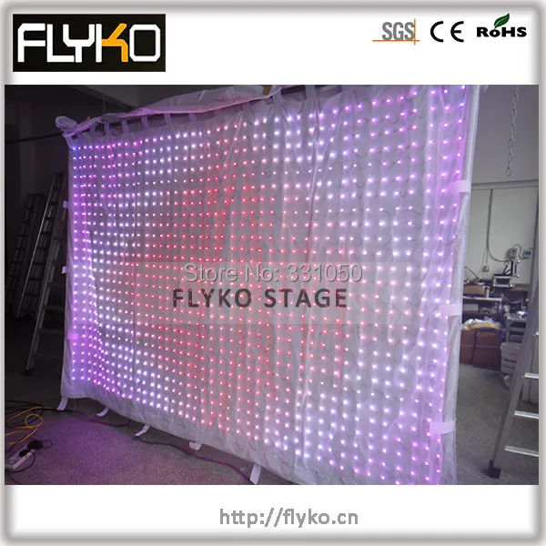 Бесплатная доставка p7 2x3 м светодиодный экран для штор|display|display curtaindisplay led |