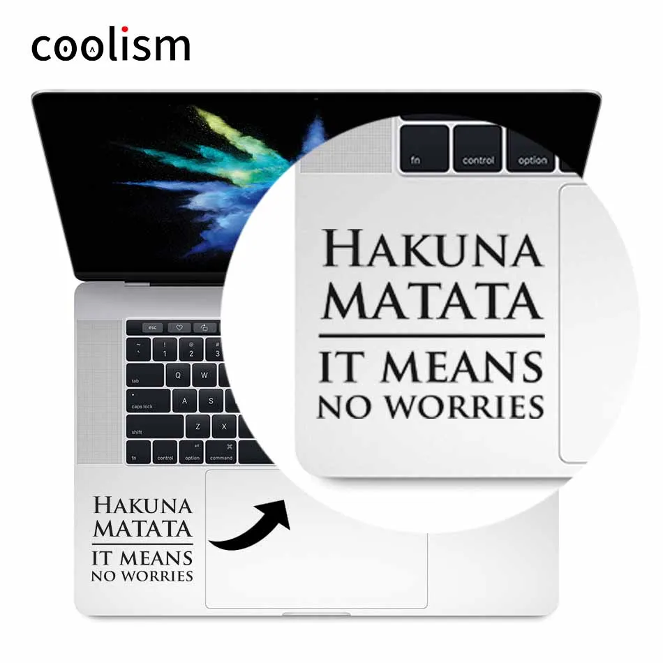 Само-Мотивационная Цитата ноутбука Наклейка для трекпада для Apple чехол для MacBook Air Pro retina, возрастом 11, 12, 13, 15 дюймов Mac Ми книга стикер тачпада