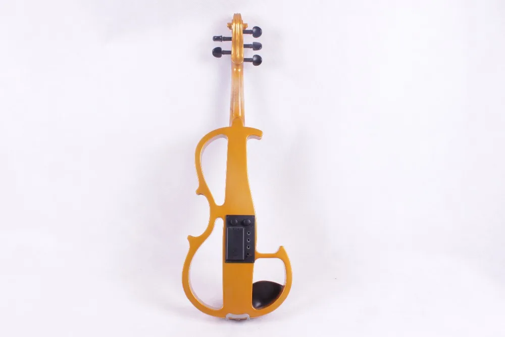 Электрическая скрипка золотого цвета 4/4 5 нитей высокое качество|electric violin|quality