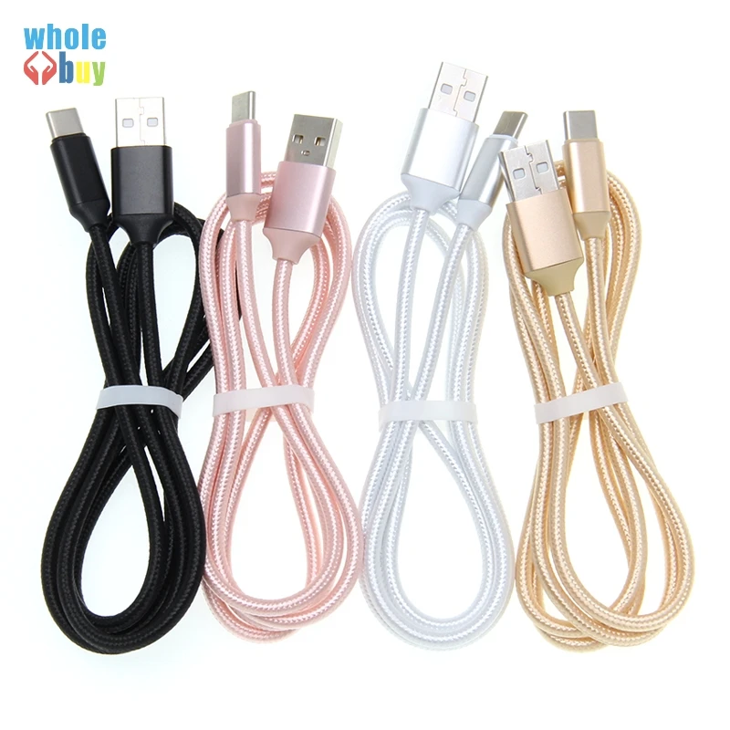 

50 шт./лот, 0,25 м, 1 м, новый корпус, Нейлоновый, Type C, Micro 5pin, 8pin, кабель для синхронизации данных и зарядки для iphone Xr, 8, 7, Sony, Samsung, Huawei