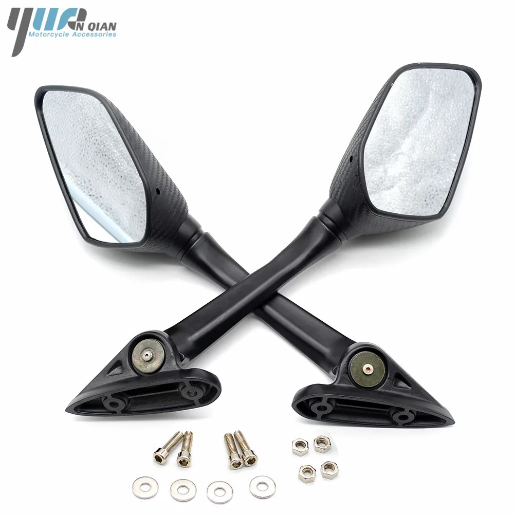 Зеркало заднего вида для гоночного мотоцикла 1 пара черное боковое зеркало R3 Yamaha