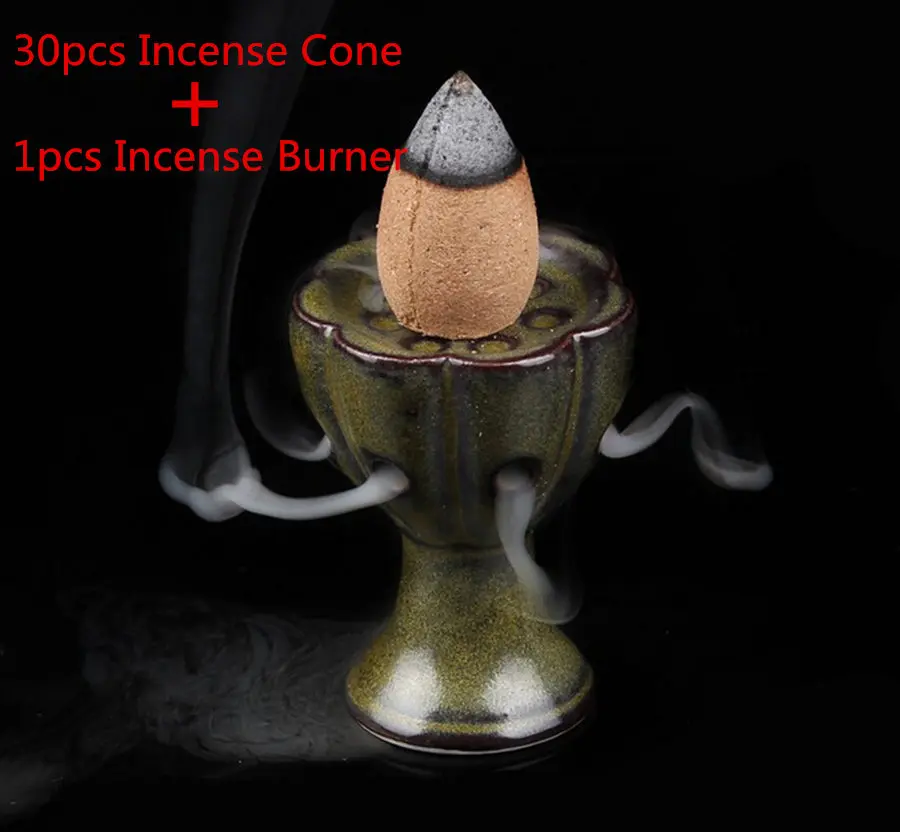 Конус для благовоний из натурального австралийского сандалового дерева 30 шт.