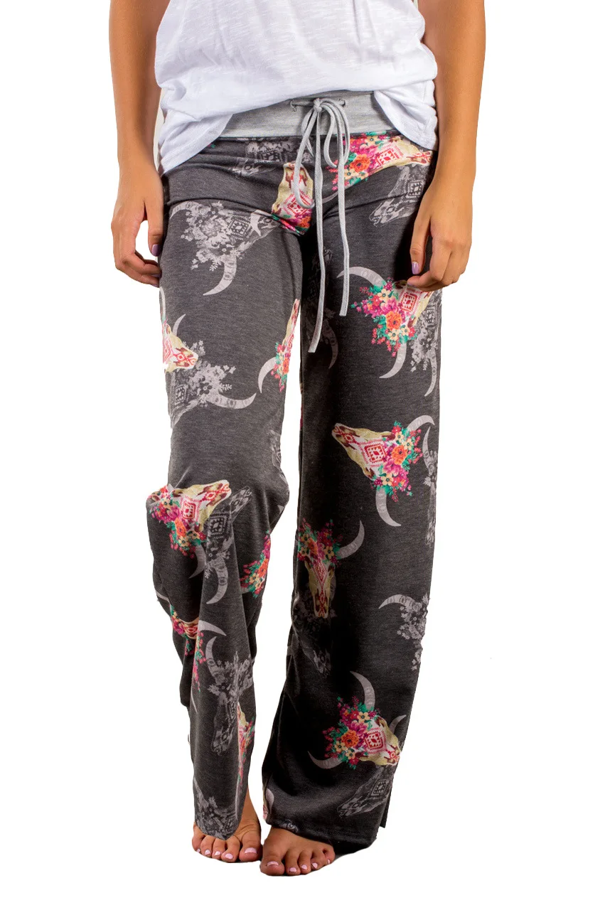 Новые женские брюки из хлопка 2017 модные широкие свободные повседневные