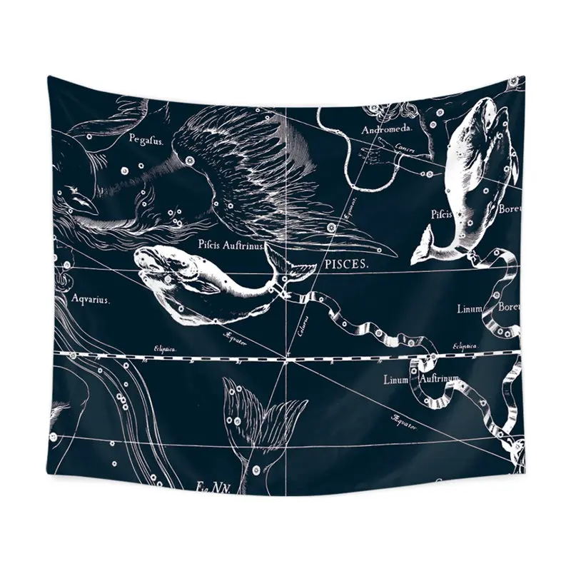 

Fame starry sky constellation Tapestry Home Decorations Wall Hanging Forest Starry Tapestries For Living Room Bedroom GT-039
