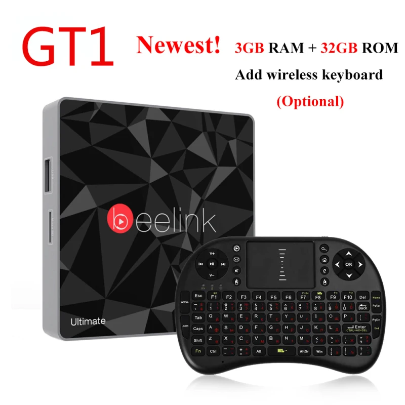 ТВ приставка Beelink 3G 32G процессор Amlogic S912 Android 7 1 медиаплеер GT1 5G Wi Fi|tv box amlogic s912|amlogic