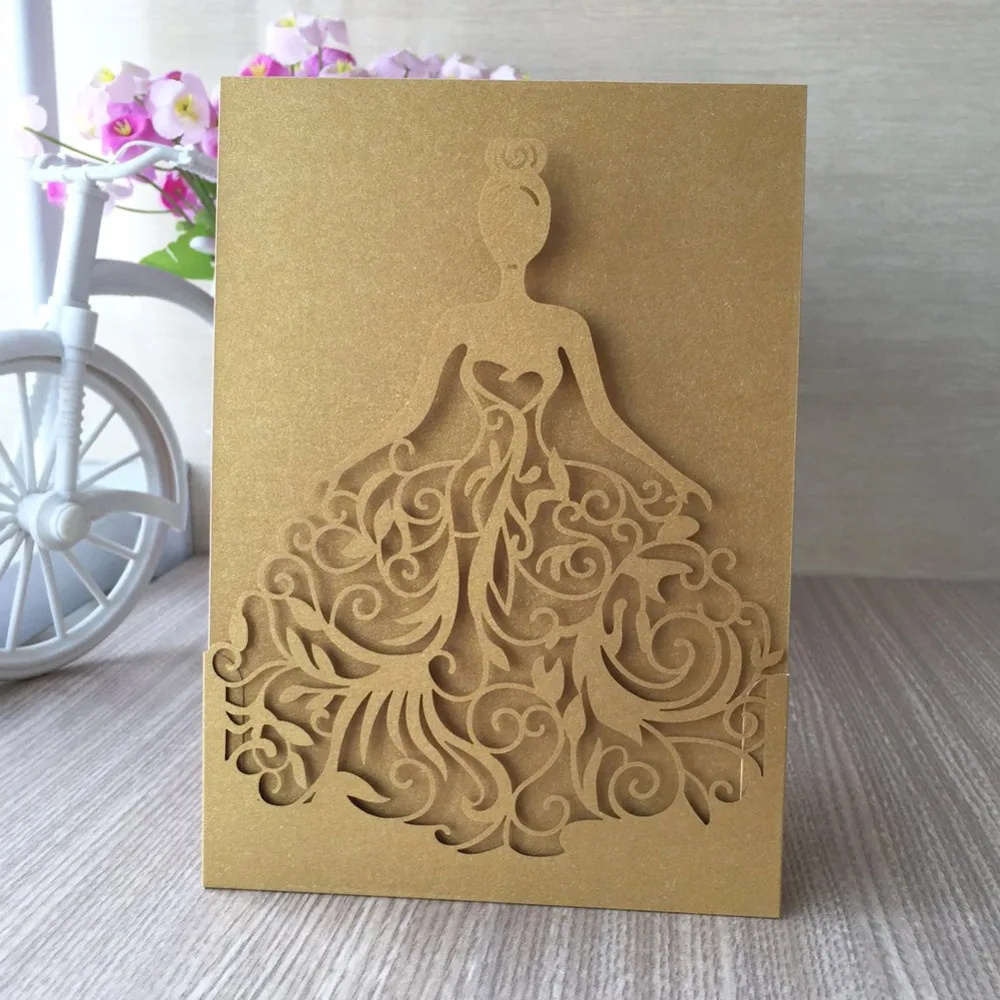 Красивая девушка пригласительная карта для взрослых разные цвета на заказ|card