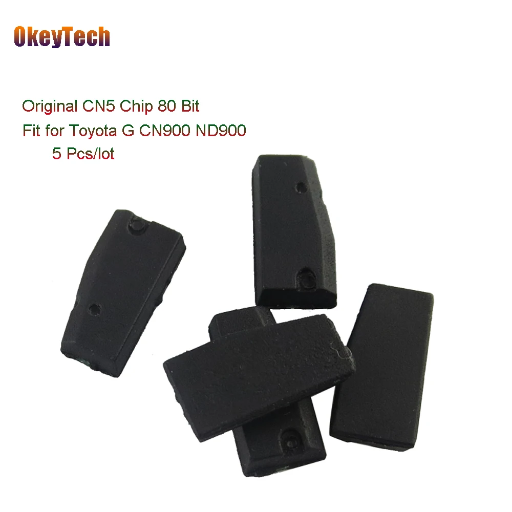 OkeyTech 5 шт./лот оригинальный чип CN5 80 бит Автомобильный ключ дистанционного