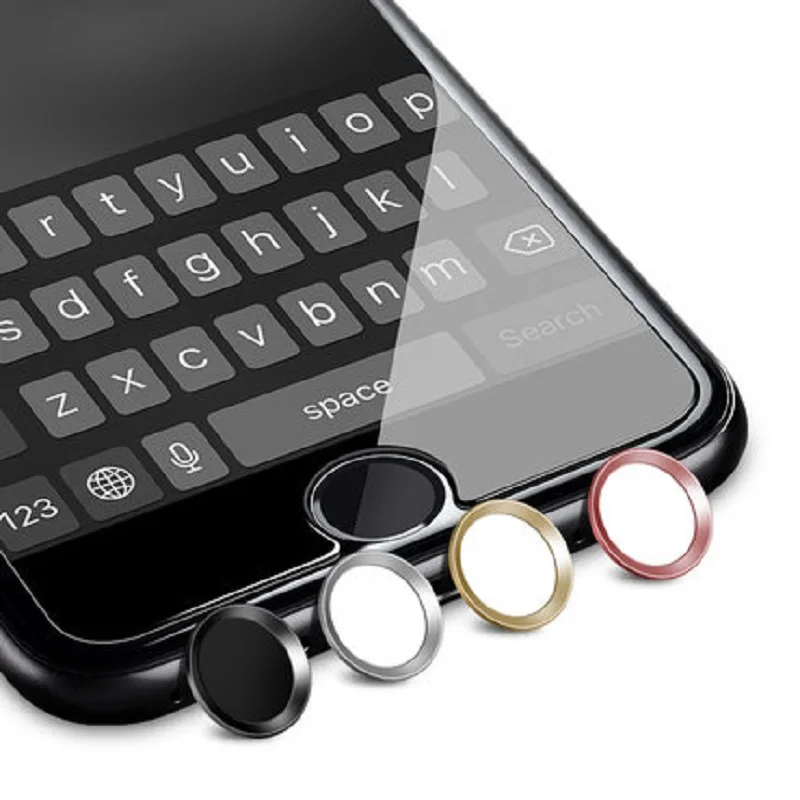 Алюминиевая наклейка для iPhone 7/6S/6 Plus SE/5S с функцией распознавания отпечатков