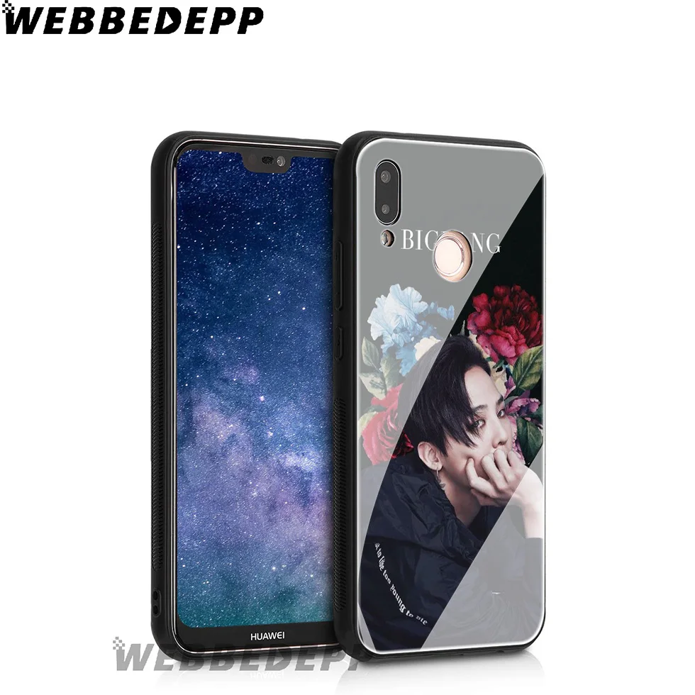 Чехол из закаленного стекла WEBBEDEPP Bigbang GD для Huawei Mate 20 P20 P10 P Smart 2019 2018 &amp Honor 10 9 8X 7A Lite