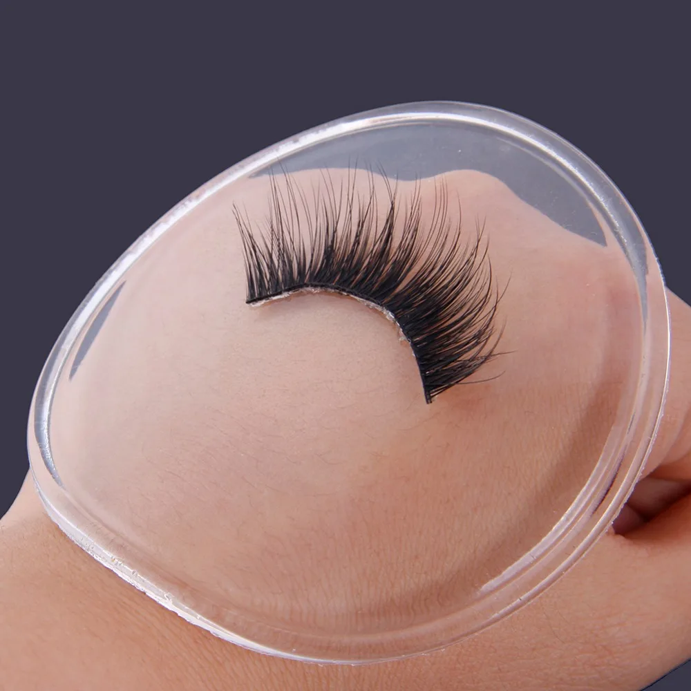 2 шт легко подобрать ресницы Силиконовый поднос подставка держатель ресниц