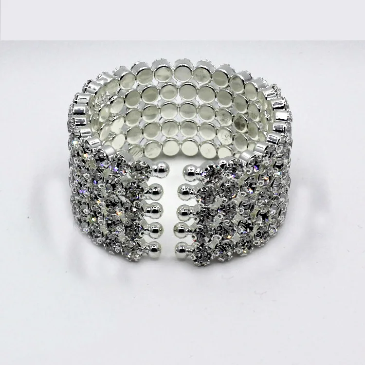 Можно выбрать стиль Открытый браслет невесты ювелирные изделия модное платье