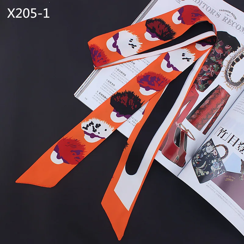 Женские шарфы с принтом в виде глаз из мультфильма защищающие сумки шарф