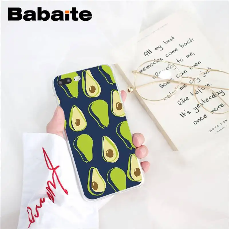 Babaite чехол с принтом авокадо мягкий чехол для телефона для iPhone 8 7 6 6S Plus 5 5S SE XR X XS MAX 10 11 11pro 11promax Coque Shell