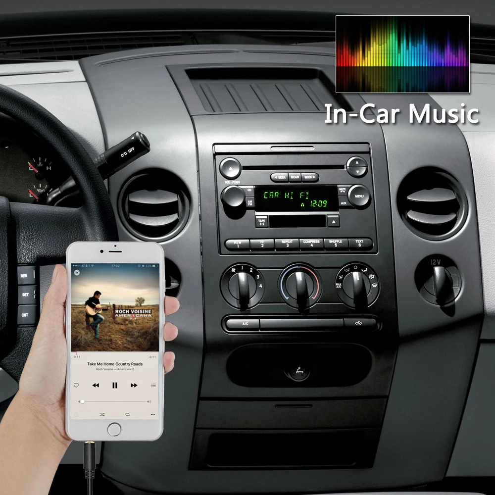 Автомобильный стерео AUX адаптер вспомогательный вход Mp3 интерфейс для Ford Lincoln Zephyr