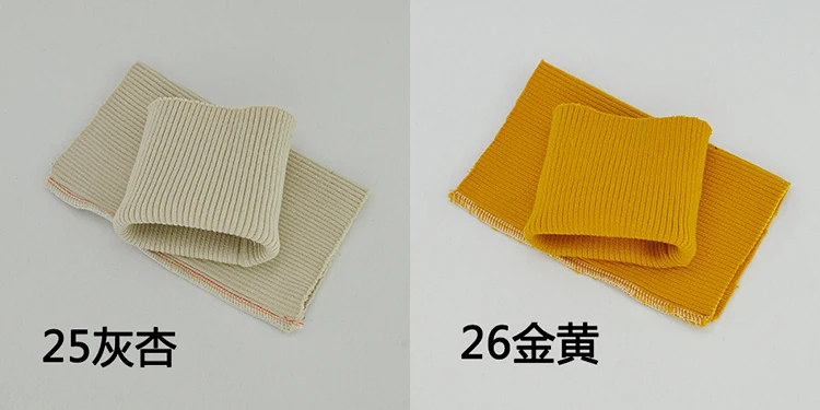 DIY 8*9 см утолщаются вязать ребра ткань манжеты пара, пальто хлопок стрейч мягкие запонки 1 пара Толстые ребристые манжеты