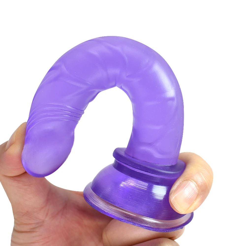 

Erotic Bullet Big Realistic Dildo Anal Butt Plug Strap On Big Penis Suction Cup No Vibrator Toys For Adult Sex Toys For Woman