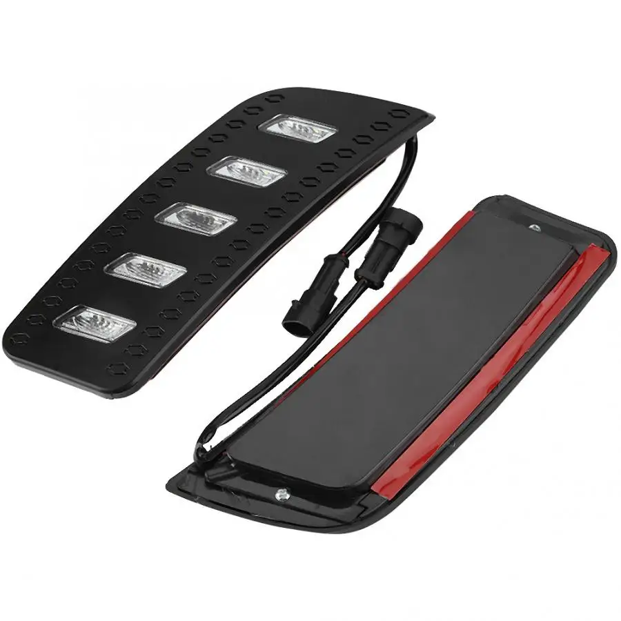 1 пара Автомобильные фары дневного света светильник один Цвет светодиодный