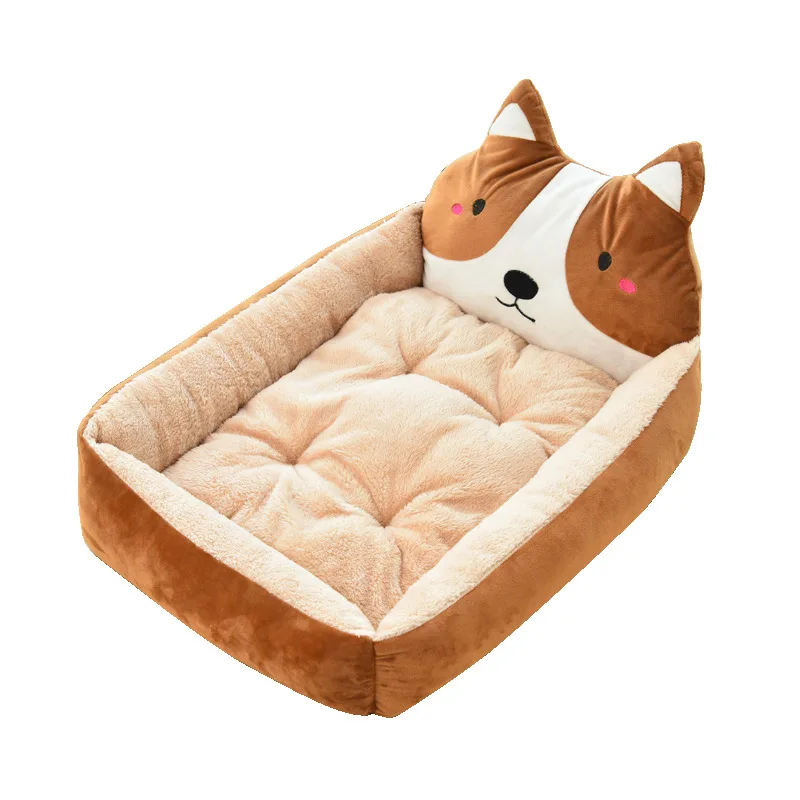 Симпатичная собака кровать коврики животных мультфильм форме Pet Puppy фланель будки Малый собачья кровать-подушка Pet диван-кровать для собаки чихуахуа тедди