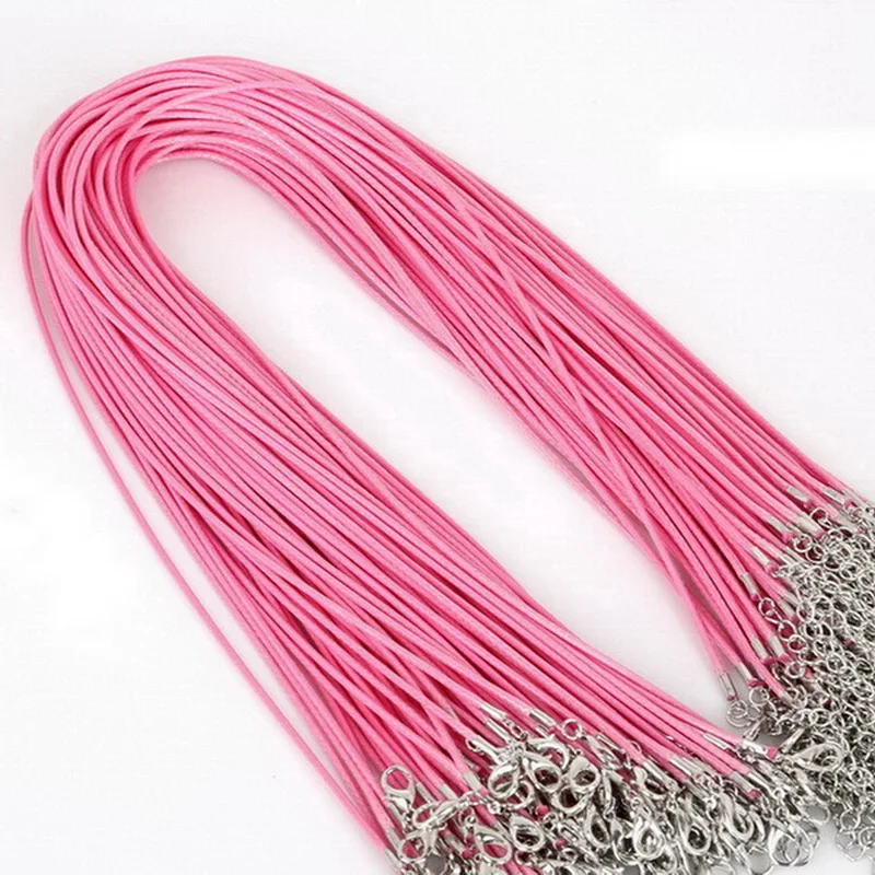 10 шт. шнуры из искусственной кожи с застежкой лобстером 1 5/2 мм|leather cords|chain bracelet