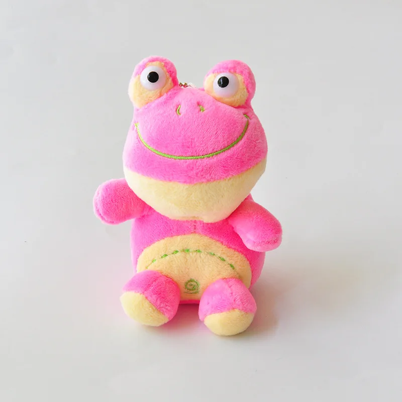 1 шт. эксклюзивная цепочка для ключей 10 см с одним большим глазом в виде лягушки