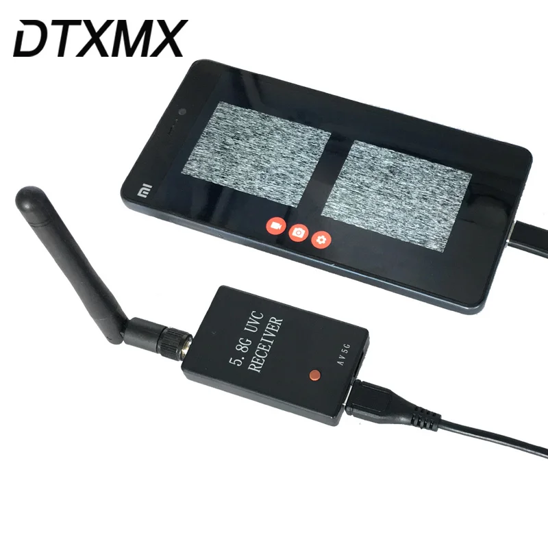 Новое поступление DTXMX R01 UVC OTG 5 8G 150CH полный канальный приемник FPV для смартфона