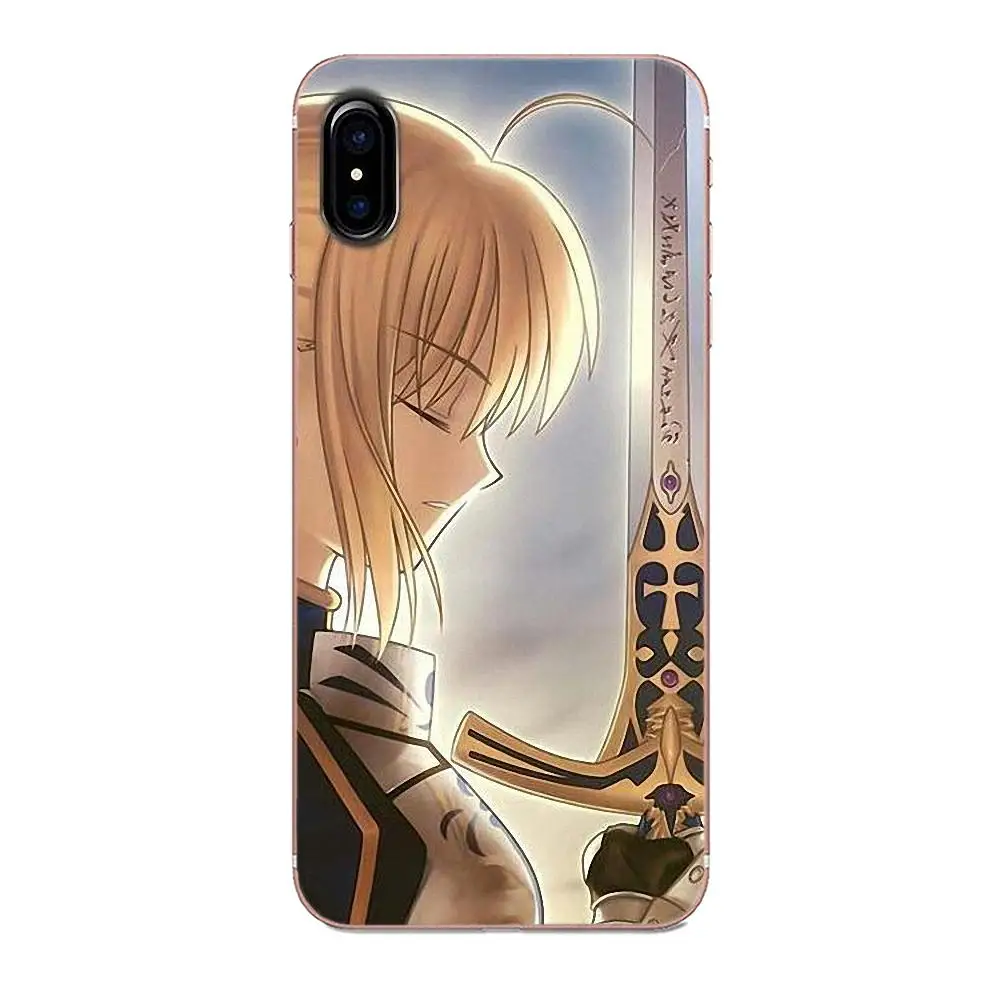 Мягкий защитный чехол аниме Fate Stay Night Saber для Xiaomi Redmi Mi Note 7 8 9 SE Pro Lite Go Play | Мобильные