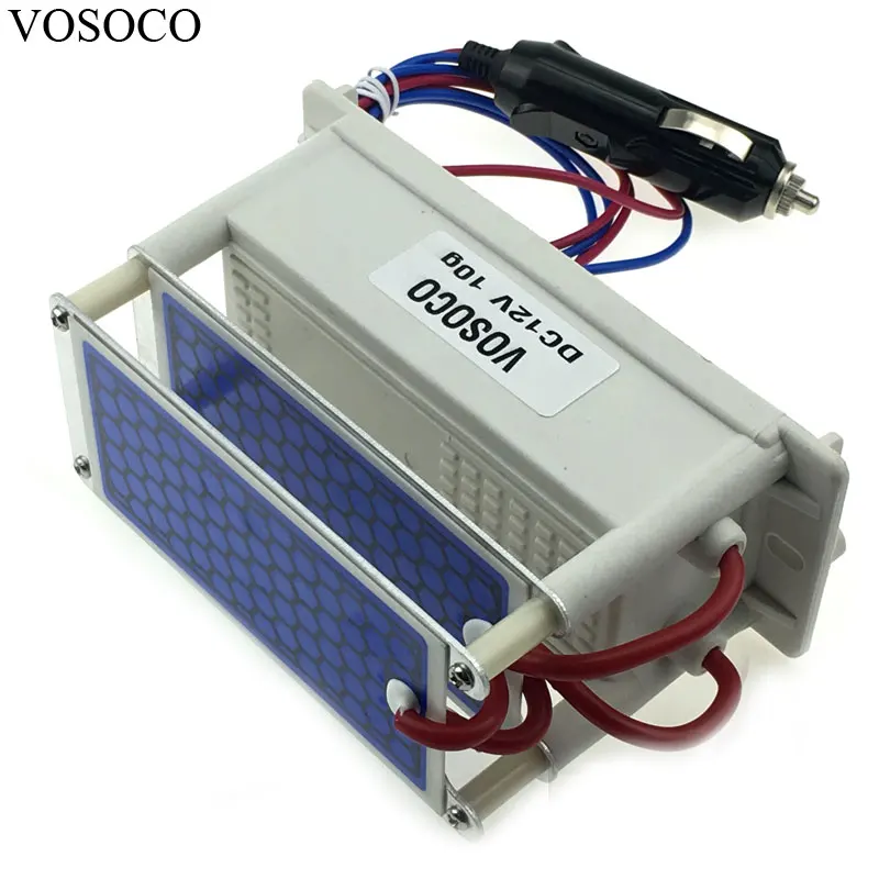Автомобильный озоновый генератор DC12V 10 г двойной интегрированный долгий срок