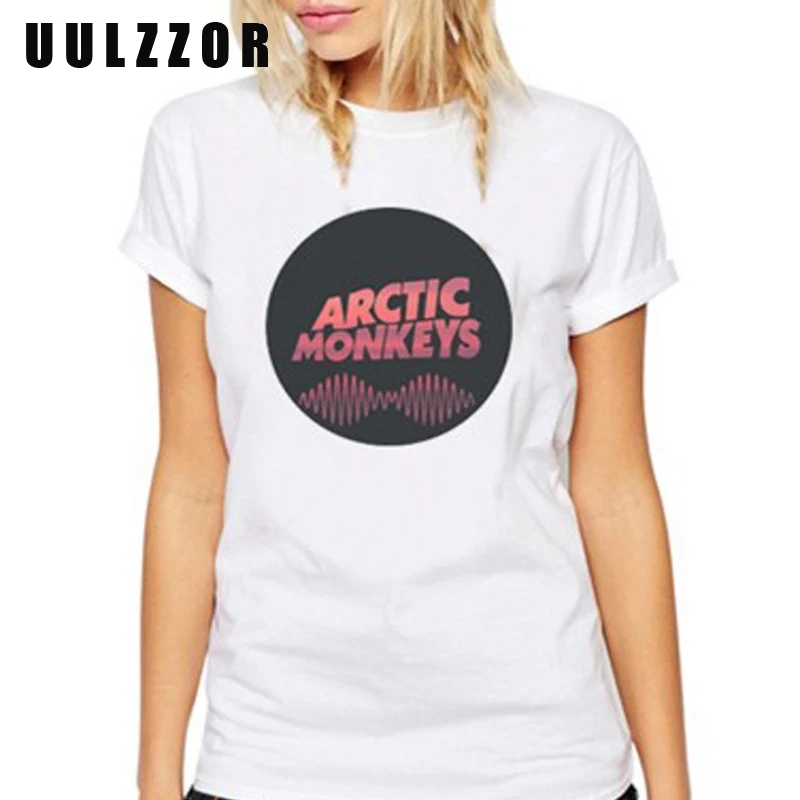 Женская футболка с забавным принтом UULZZOR Повседневная круглым вырезом и