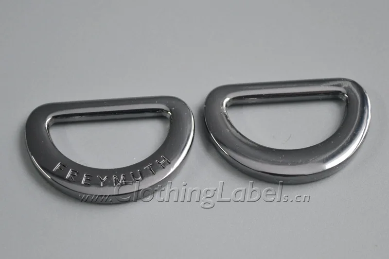 Пользовательские металлические этикетки для сумок одежды обуви выгравированный