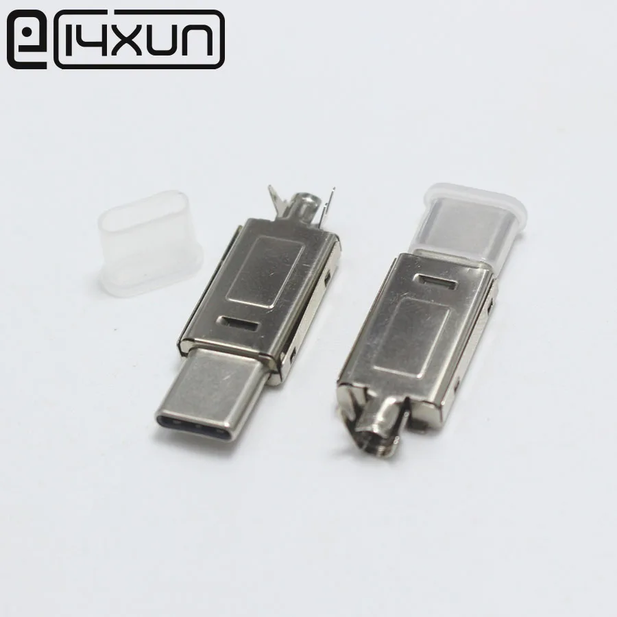 4 в 1 металлический штекер USB 3 типа C для передачи данных|Соединители| |