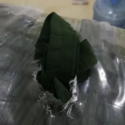 Army Green 20 мм сложенная эластичная лента, эластичная сатиновая лента из спандекса, аксессуары для волос, кружевная лента для шитья, регулируемые резинки 5 м - Цвет: Army Green