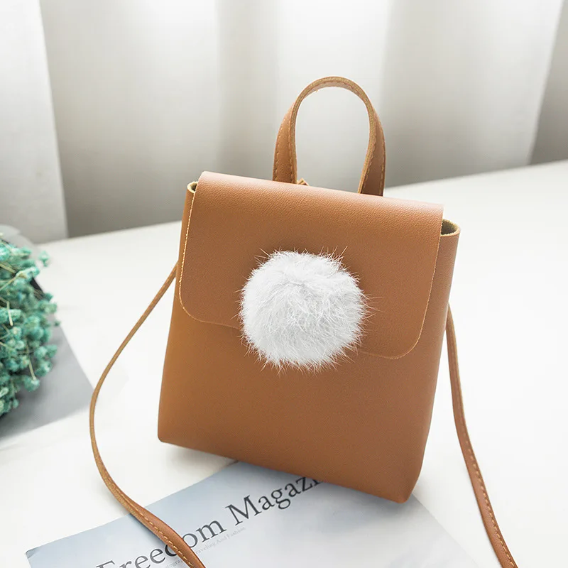 Новая женская кожаная сумка для девочек Messenge модная на плечо Кожаная Мини через