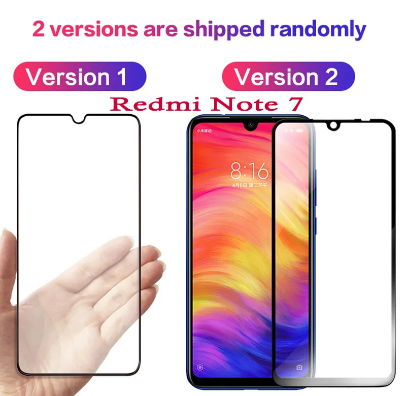 Закаленное стекло для Redmi Note 7 Pro GO K20 Защита экрана для Xiomi Mi9 SE 9T 8 Pro A2 Lite Полное покрытие защитная пленка 9D