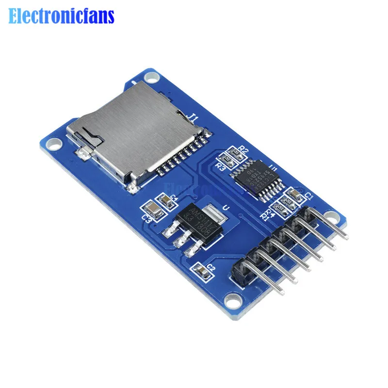 Карта памяти Micro SD Mciro щит модуля SD/TF 10 шт. SPI для Arduino Новинка|spi module|spi memorysd card module |