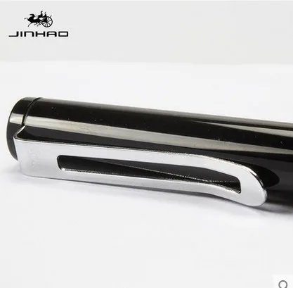 Jinhao 599A Высокое качество пластиковая перьевая ручка 0 38 мм дополнительный тонкий