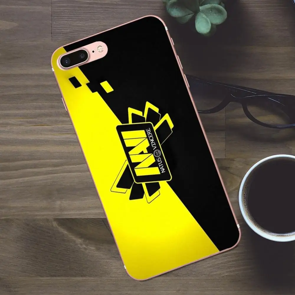 Наклейки с логотипом Pop Navi Natus Vincere уникальные наклейки для Apple iPhone 4 4S 5 5C SE 6 6S 7 8 Plus X