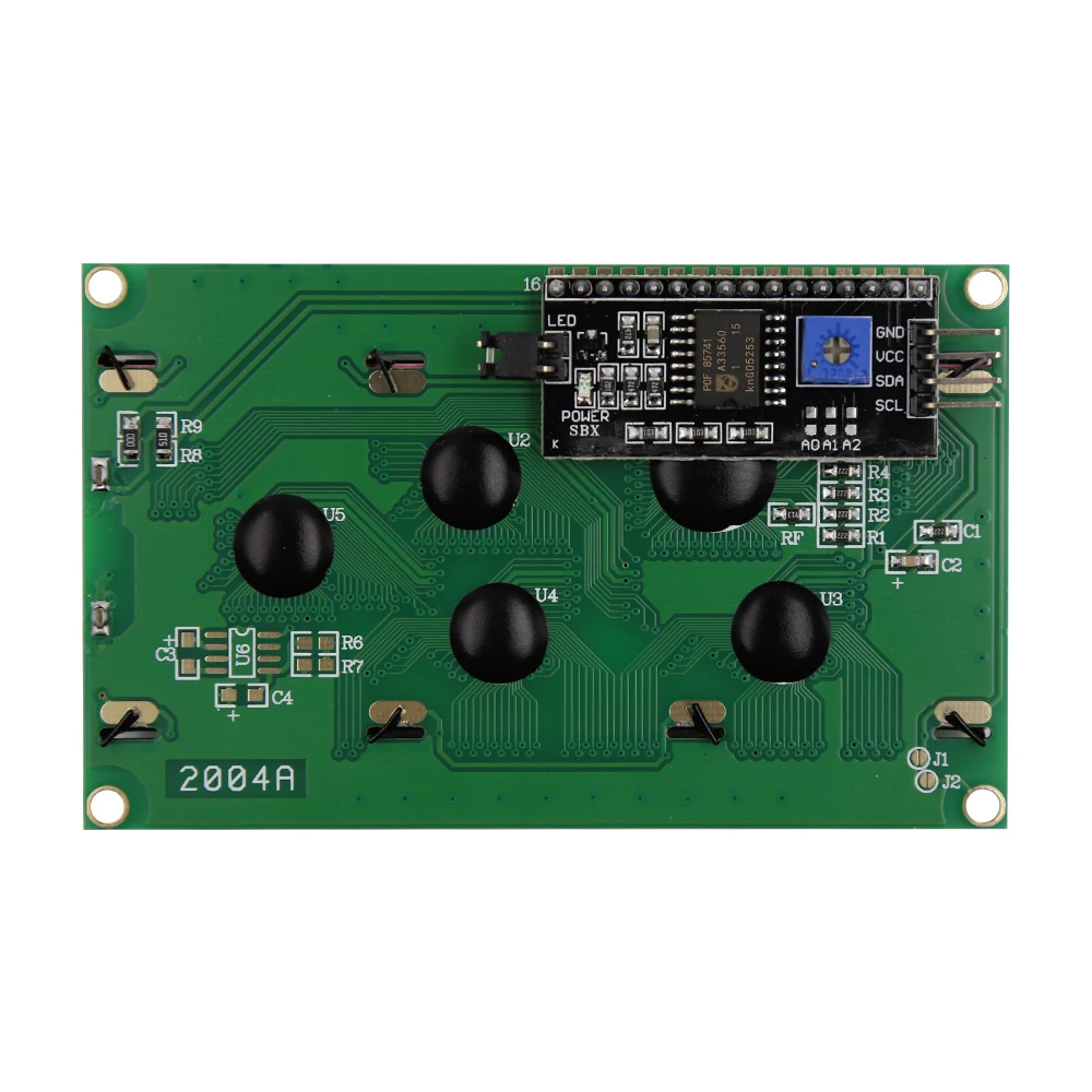Серийный ЖК-дисплей IIC/I2C/TWI 2004 20x4 экран с синей подсветкой для Arduino | Компьютеры и
