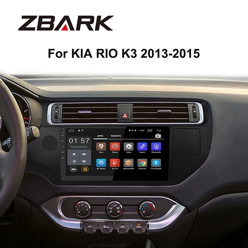 " Android ram 2G Автомобильный Радио Мультимедиа стерео плеер gps навигация без DVD для KIA RIO K3 2013 YHTK9074