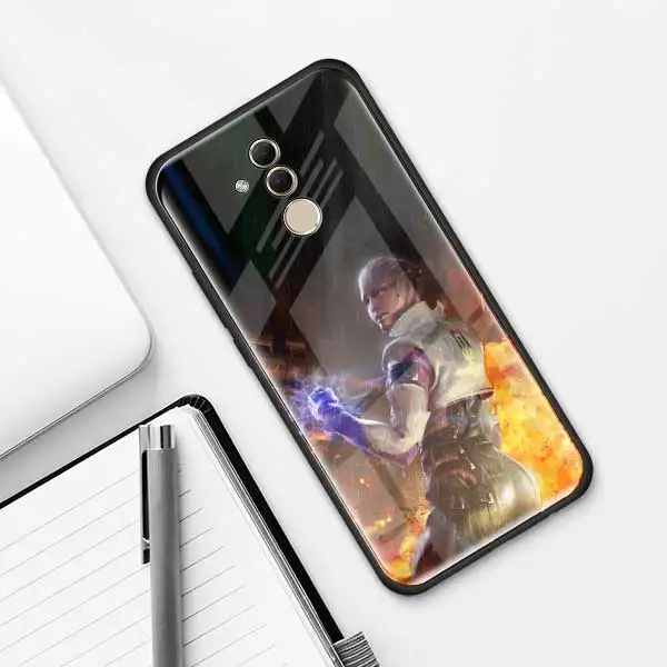 008 Чехол из закаленного стекла N7 Mass Effect для huawei P30 Pro P10 P20 P30 Lite mate 10 20 Pro Honor 20 Pro 8X чехол s - Цвет: 008
