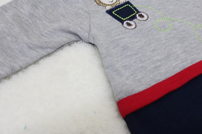 Little Q New Style Pure Cotton Newborn O-Neck One Piece Romper Autumn and Spring Boys Thin Baby Clothes Fashion Toddler Clothing |