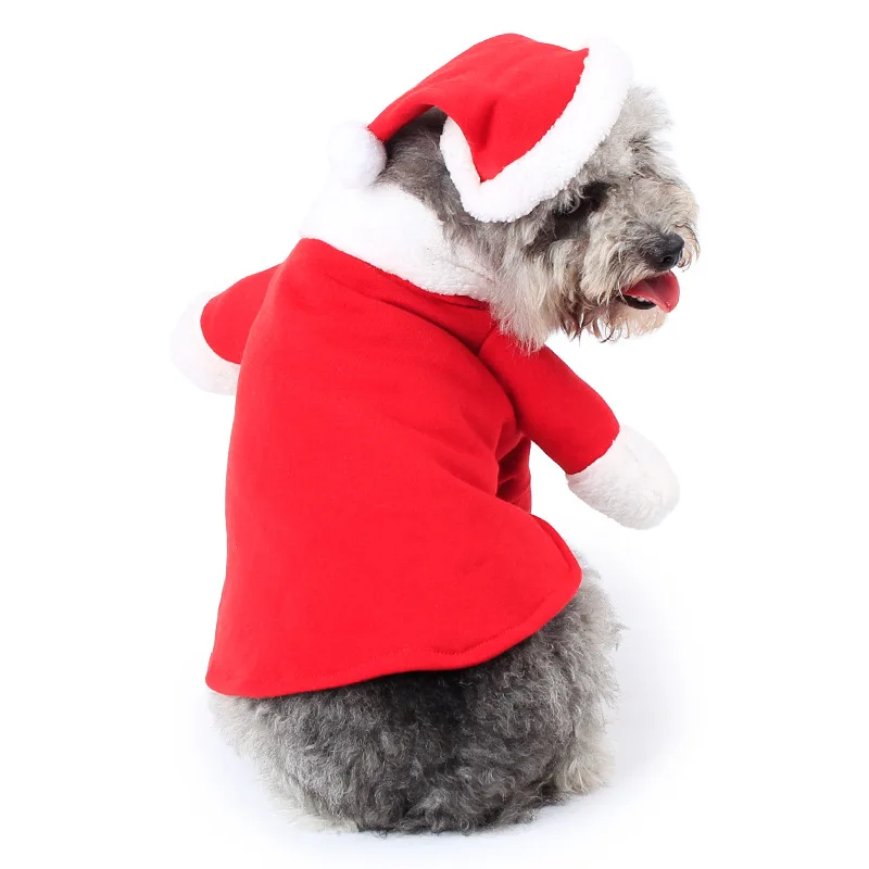 Pet clothes stood Santa Claus with dogs and cats feet Christmas dog the autumn winter | Дом и сад