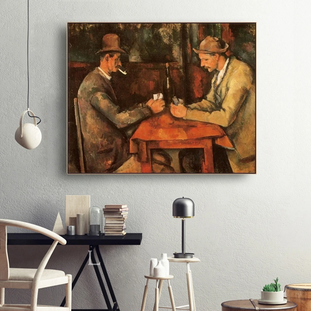 Карты игроков известный холст живопись каллиграфия Плакат Печать Гостиная Декор