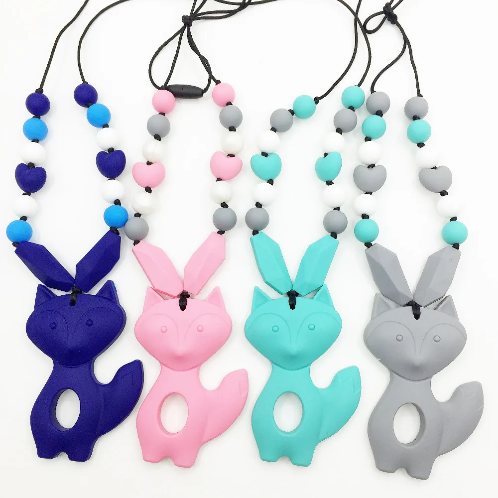 Силиконовое ожерелье для прорезывания зубов/подвеска очень большая игрушка