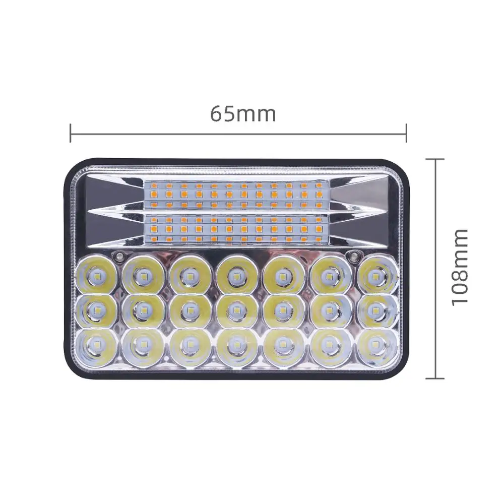 1pcs 5Inch 22W LED high and low beam Bar Fog Lights Offroad Truck Boat Motor Car Working Bulb headlight 2250LM 5000K Work light |